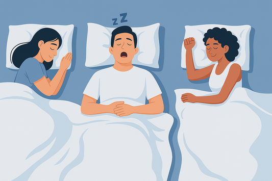 Най-добрите пози за сън при хъркане